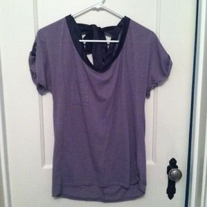 BUNDLE Gap Purple tie-back shirt