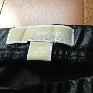🔴❌reserved Michael Kors black faux leather