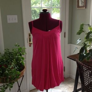 Hot pink bubble dress/ tunic