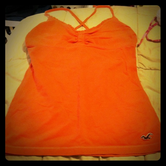 Orange tank top
