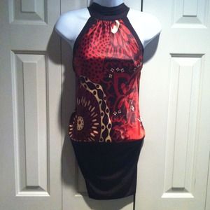 Sexy halter club dress/top