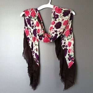 Floral scarf