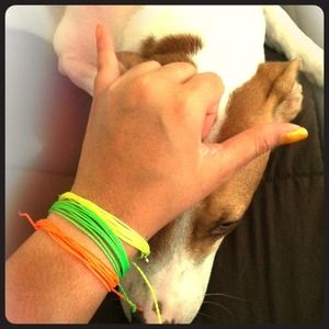 BRAND NEW PuraVida neon collection bracelets.