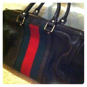 Gucci vintage web Boston bag -used-