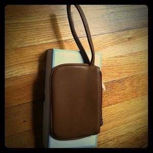 Liz Claiborne brown wristlet