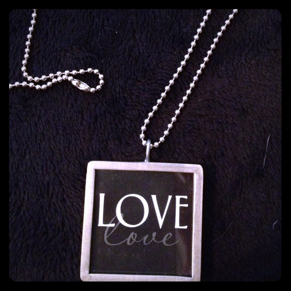 Love charm necklace