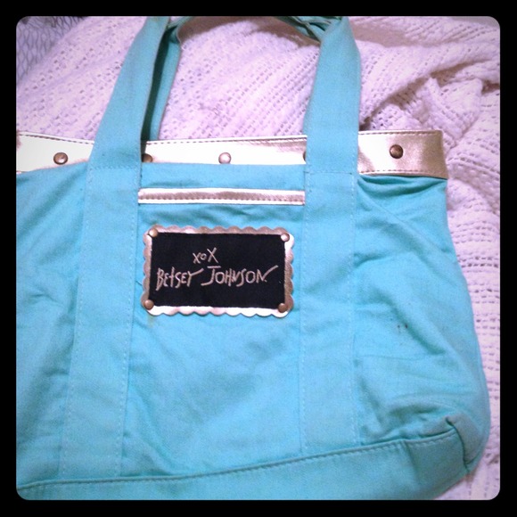 Cloth Betsey Johnson Teal Purse
