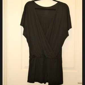 Josh Brody Reversible Black Romper