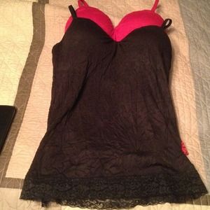 Red & Black camisole