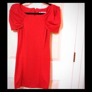 Red hot dress by asos petite