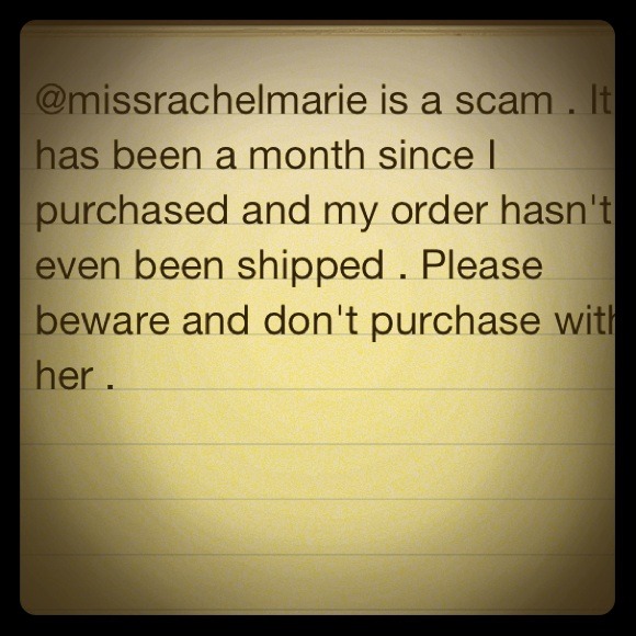 Beware of @missrachelmarie