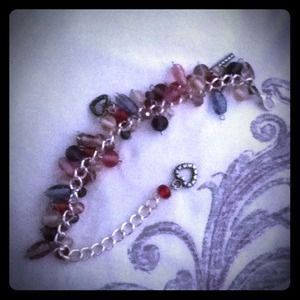 Beautiful multi color glass bead bracelet