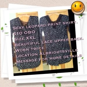 Sexy leopard print top.