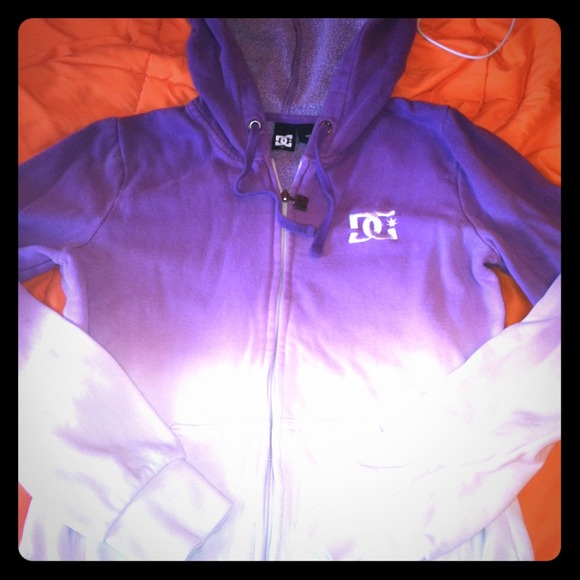 ❌Reserved❌DC ombre zip-up Hoodie SMALL