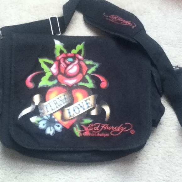 Ed Hardy Messenger Bag!