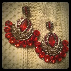 Art Deco Inspired Dangle Earrings