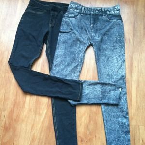 Jegging and legging bundle! Free graffiti tank!