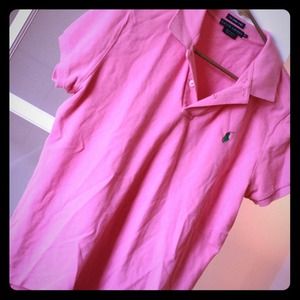 Pink skinny polo Ralph lauren