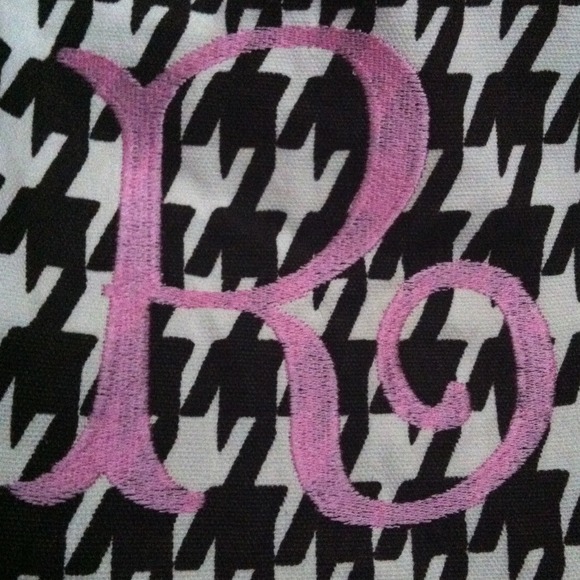 Houndstooth "R" bag - Picture 2 of 2