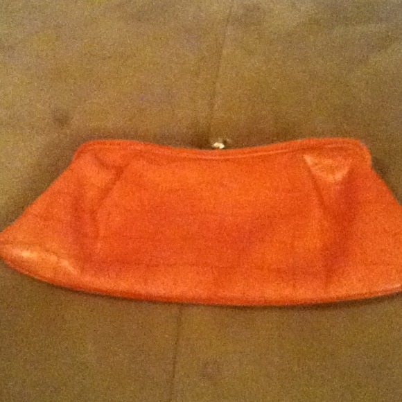 Sold!!!!!Pink banana republic clutch