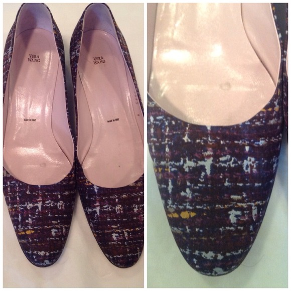 🔴SOLD IN BUNDLE🔴VERA WANG Purple Satin Pumps