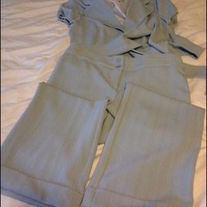 Dressy top & pants sky blue color