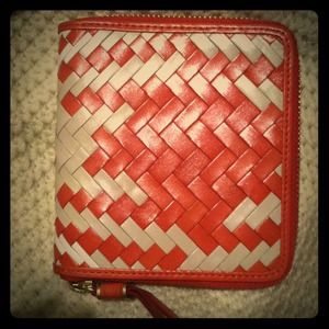 Cole Haan Woven Leather Wallet