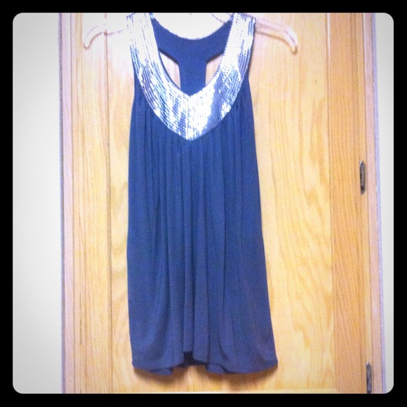 SOLD sequined tunic top