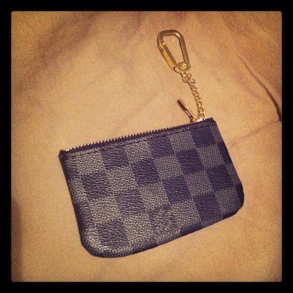 Small black LV coin purse