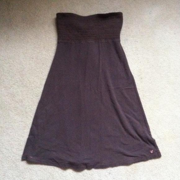 AE Brown Strapless Dress