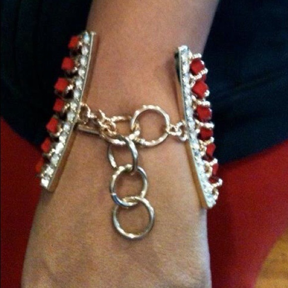Accessories - 💎Stunning Red 💋Leather Bracelet💎