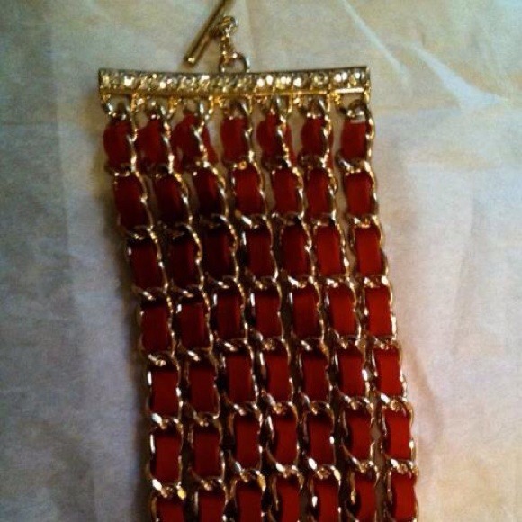 💎Stunning Red 💋Leather Bracelet💎 - Picture 3 of 4
