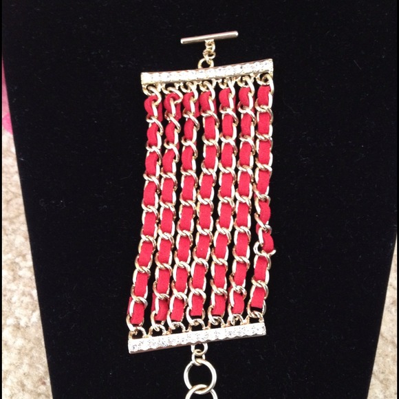 💎Stunning Red 💋Leather Bracelet💎 - Picture 4 of 4