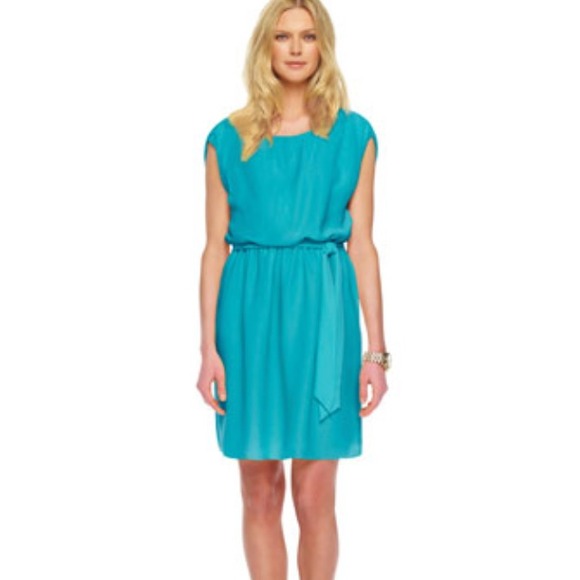 MICHAEL Michael Kors Cap Sleeve Dress in Tile Blue - Picture 1 of 1