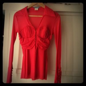 Pink shirt, cute very chick. By Marciano