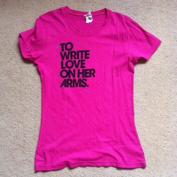 To Write Love On Her Arms Pink T-Shirt