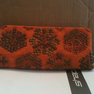 Orange Clutch Bag