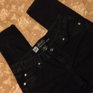 Mossimo skinny black jeans 4R