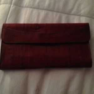 Eel skin wallet