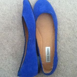 Steve Madden blue flats