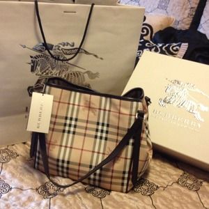 Authentic Burberry Haymarket