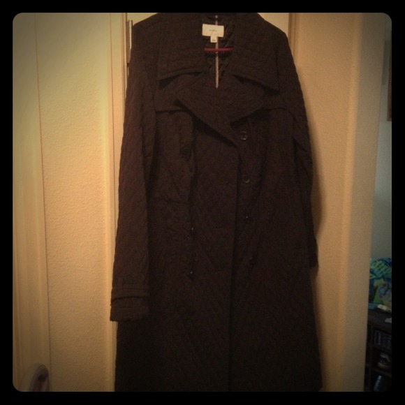 Black trench coat