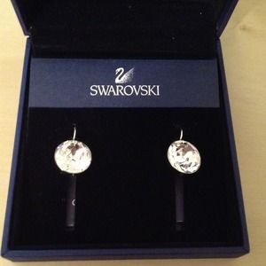 Swarovski crystal hoop bella earrings