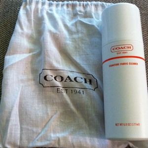 Coach signature fabric cleaner!!