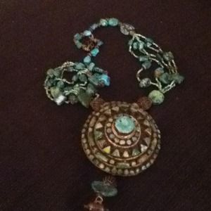 Ethnic Turquoise necklace