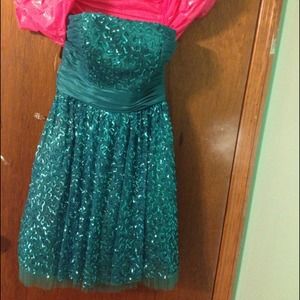 Betsey Johnson teal dress