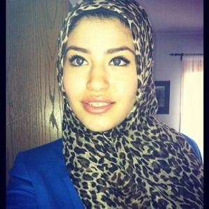 RESERVED! Cheetah print scarf/hijab <3