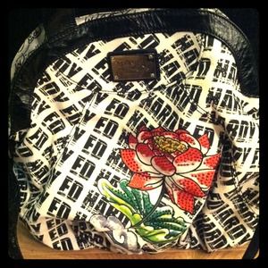 Authentic Ed Hardy hobo bag