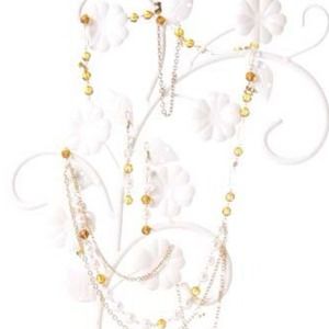 Golden Love necklace and earring