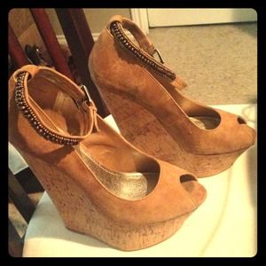 Shoes from bakers #wedges #neutral